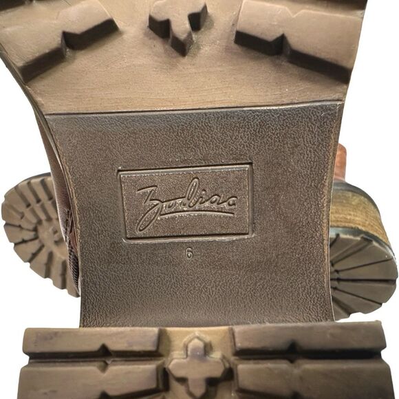 Zodiac Gannet Lug Sole Booties - Size 6 - Cognac - Picture 11 of 11